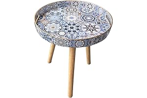 Zosenley Boho Outdoor Side Table: Your Bohemian Oasis