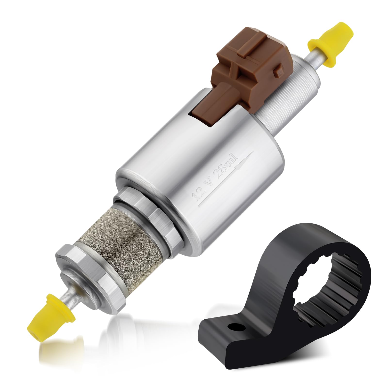 12V 28ML Car Diesel Heater Oil Fuel Pump Low Noise Air Heater Fuel Pump Pulse Metering Pump for Webasto Eberspacher Auto Heater 2KW 5KW 8KW Parking Heater