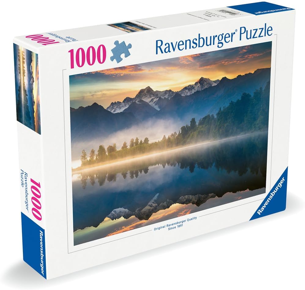 Ravensburger - Puzzle Adulte - Puzzle 1000 pièces - Lever du Soleil sur Le lac Matheson, Nouvelle-Zélande - Adultes et Enfants dès 14 Ans - Puzzle de qualité supérieure - Pays & Paysages - 12000356 — image 2