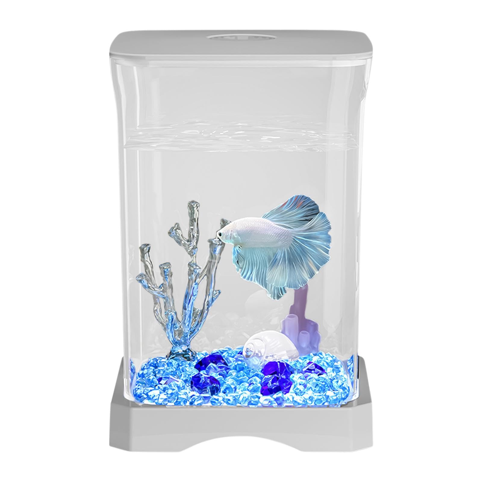 Amazon | Mcnkoow ベタ水槽、ベタ魚用水槽 | ベタ水槽4K HD ベタ