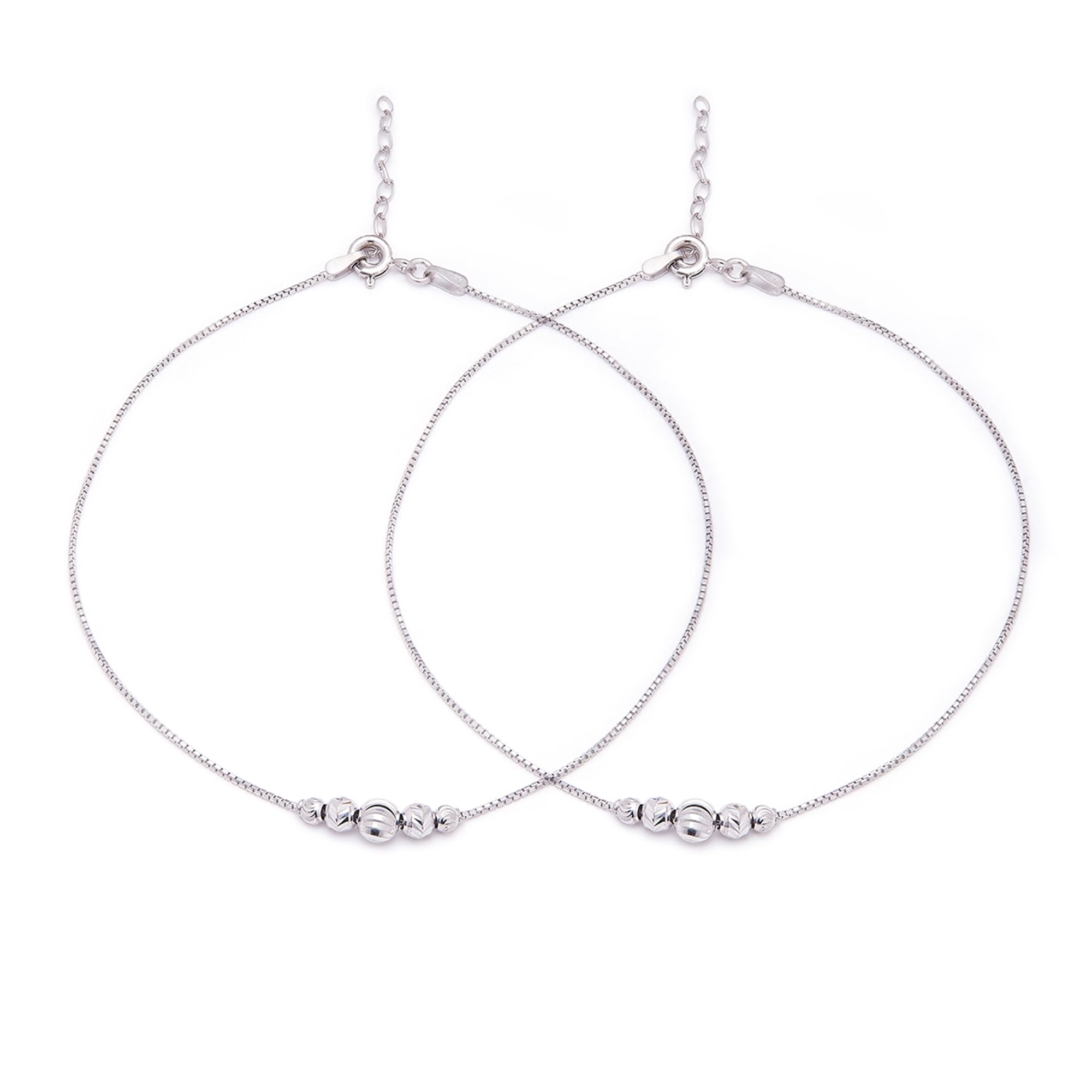 See full amazon price history chart for ZAVYA 925 Sterling Silver Designer Bead Rhodium Plated Adjustable Chain Anklet (Pair) | Gift for Women & Girls | With Certificate of Authenticity & 925 Hallmark ZAVYA 925 Sterling Silver Designer Bead Rhodium Plated Adjustable Chain Anklet (Pair) | Gift for Women & Girls | With Certificate of Authenticity & 925 Hallmark (B0B1N1ZWVT) Amazon Price History, Amazon Price Tracker