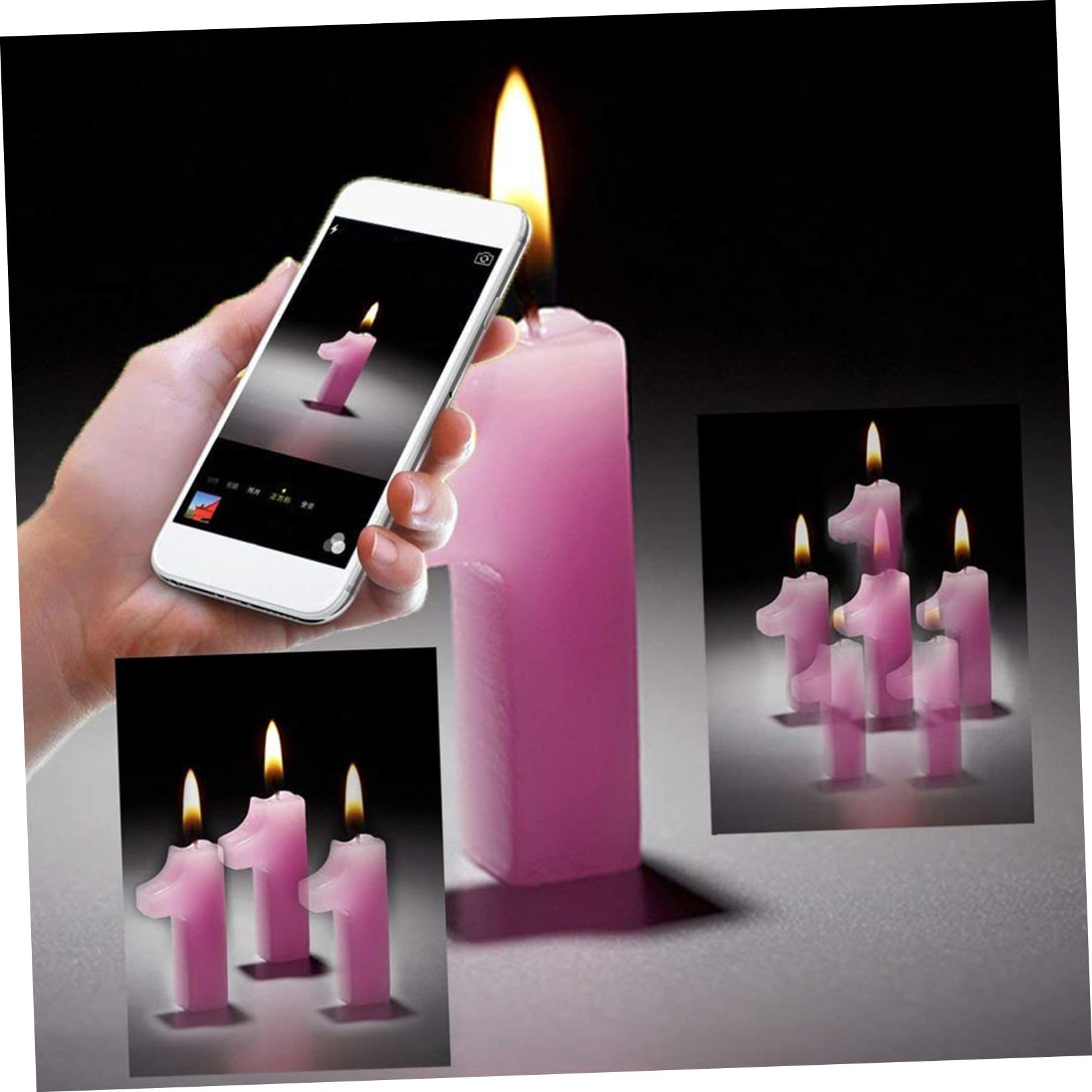 Gadpiparty Kit Obiettivi Esterni per Telefono Lenti Grandangolo e Macro in Alluminio Aeronautico e Vetro per Fotografia Artistica
