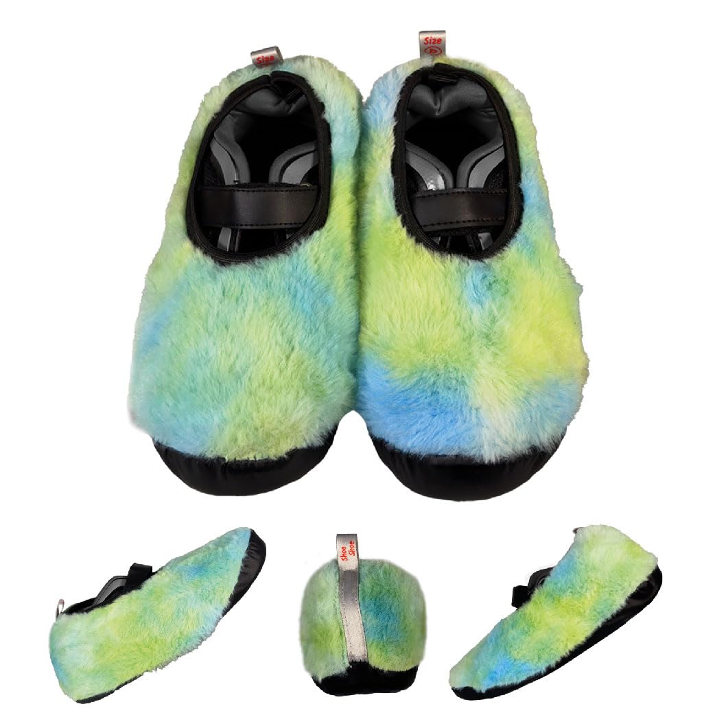 Premium Adult and Kid Shoe Covers - Keep your space clean: Home, Car, After Sports, Suitcase, Classroom - Durable, Machine-washable, Non-slip,