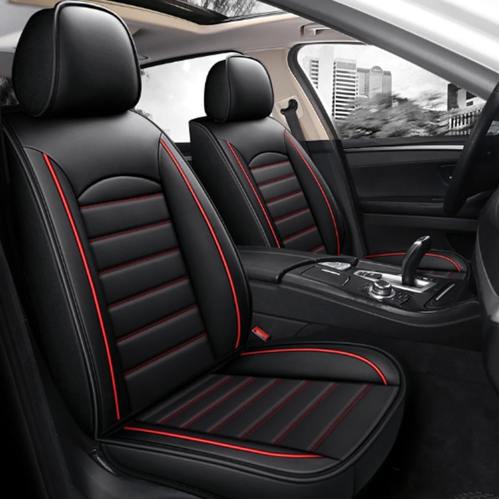 Coprisedili per Auto Adatti per MG Gs, HS, Zs, MG3, MG6, ZR, ZT, ZT-T - Materiali Comfort Premium, Ricambi Auto Generali, Nero Rosso