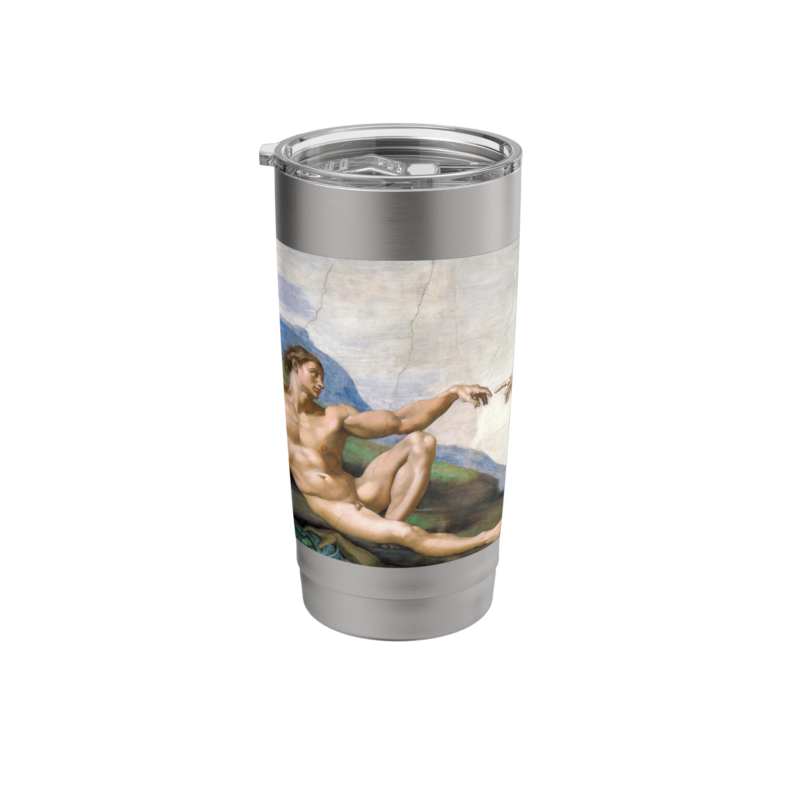 Michelangelo The Creation of Adam Fresco circa 1511 Stainless Steel Insulated Tumbler