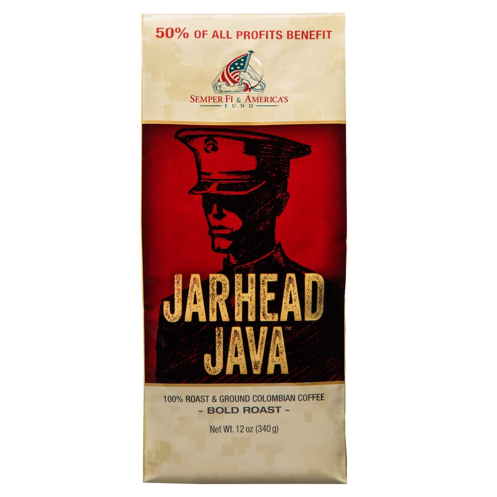Jarhead Java Coffee (Bold Roast & Ground, 12-ounce)