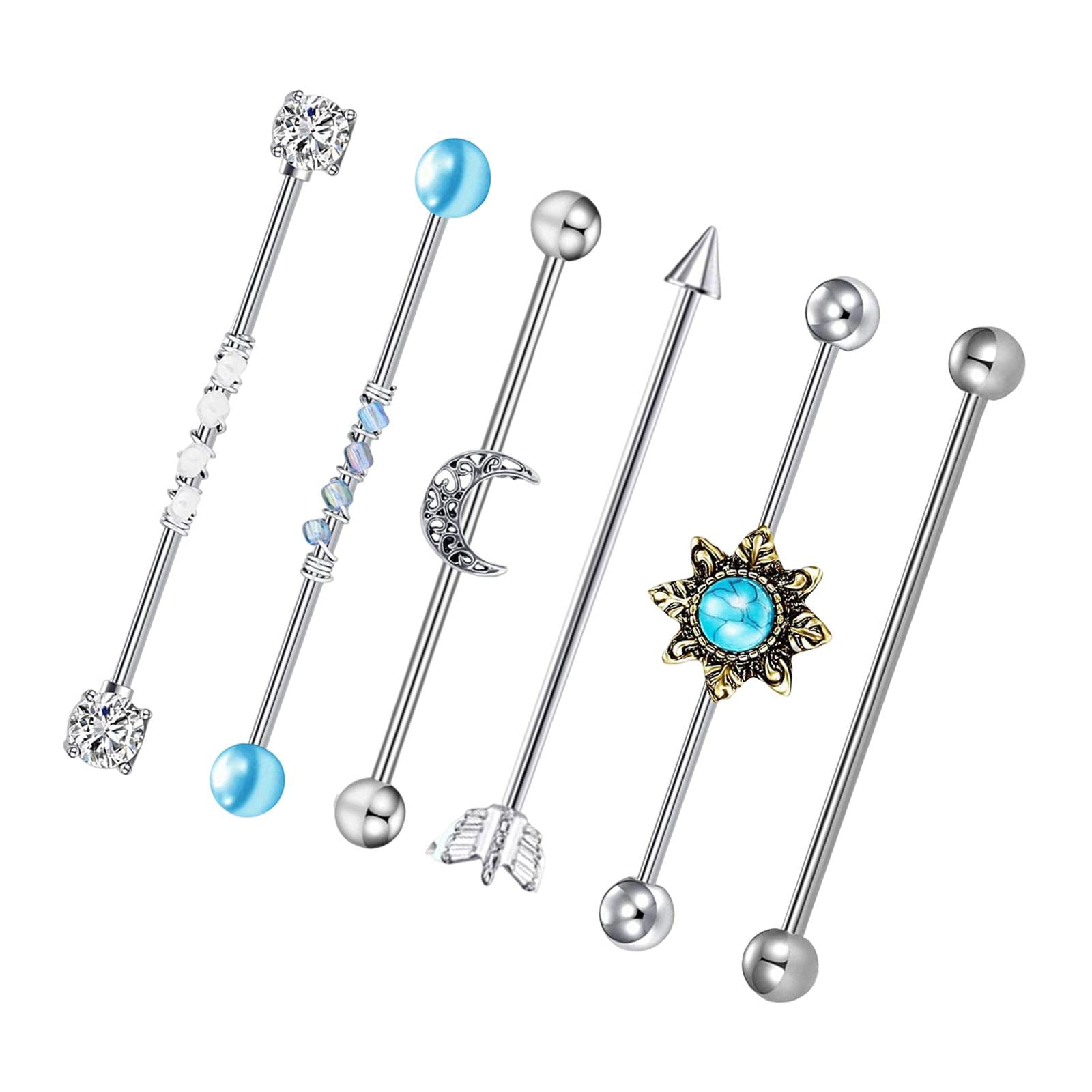 See full amazon price history chart for MYADDICTION 6x Industrial Barbell Earrings Cartilage HELIX Piercing Jewelry for Girls Jewelry & Watches | Fashion Jewelry | Earrings MYADDICTION 6x Industrial Barbell Earrings Cartilage HELIX Piercing Jewelry for Girls Jewelry & Watches | Fashion Jewelry | Earrings (B0CHS99RK7) Amazon Price History, Amazon Price Tracker