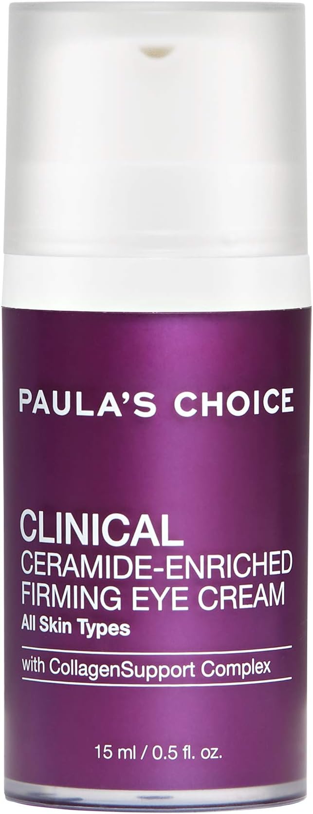 Paula's Choice CLINICAL Ceramide Firming Eye Cream with Vitamin C and Retinol, for Fine Lines, Wrinkles and Loss of Firmness