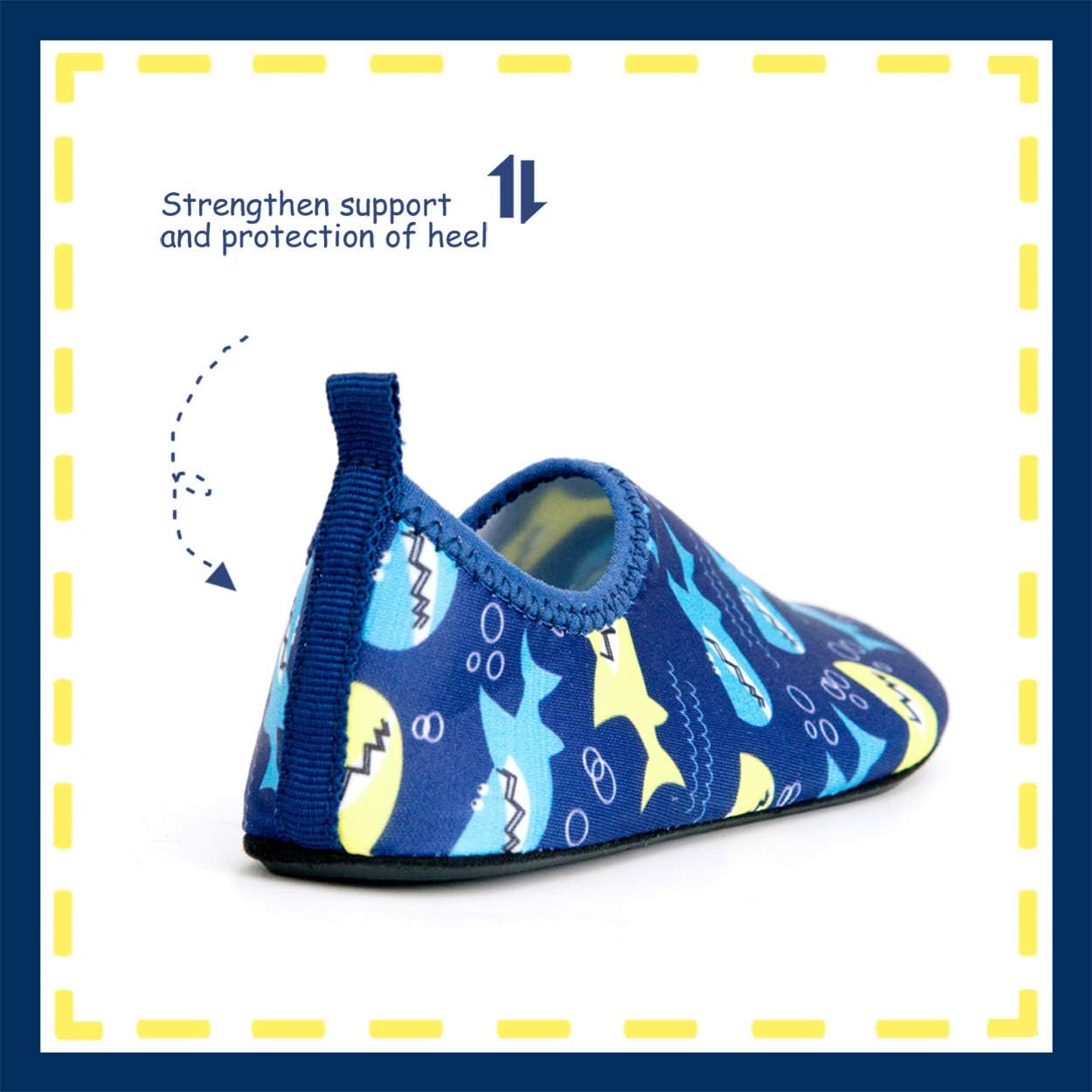 Toandon Toddler Kids Adorable Printed Water Shoes