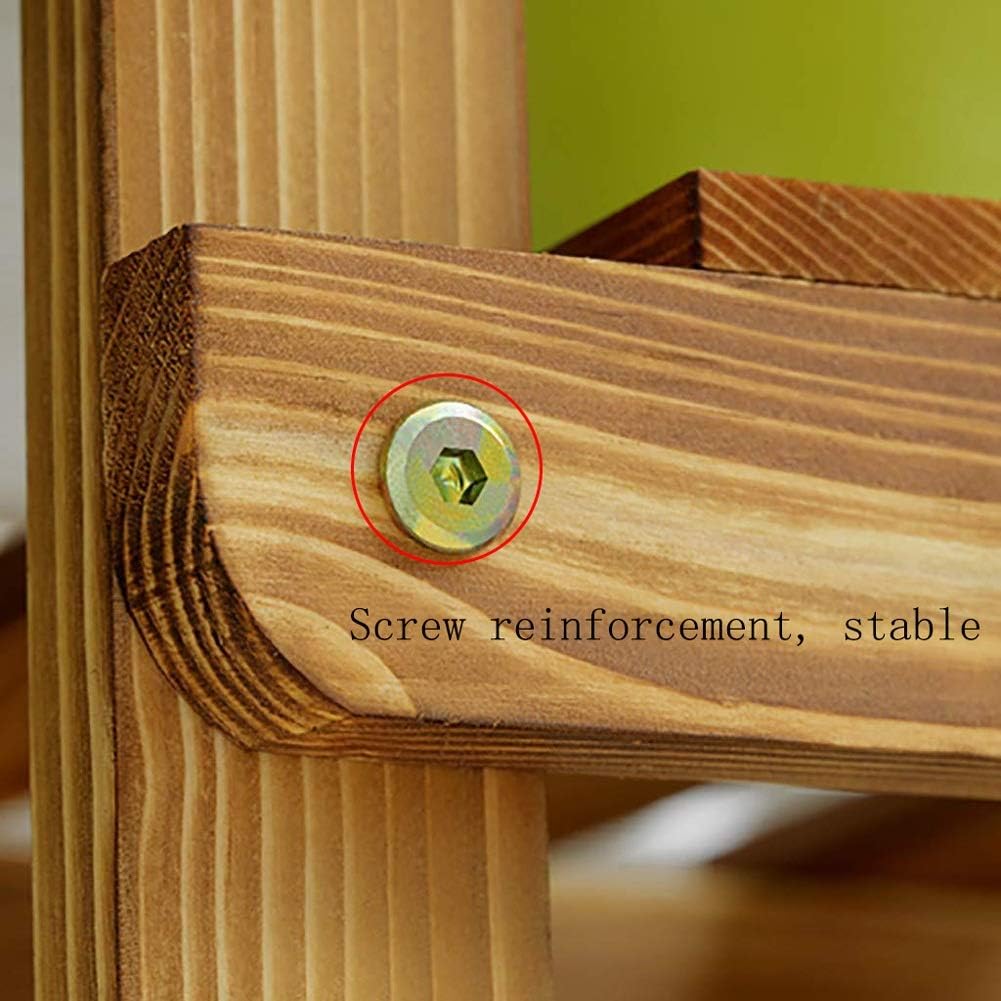 Plant Pot Stand Solid Wood Indoor Plant Rack Multi-Layer Storage Shelf Garden Decoration