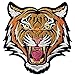 Produktbild Der Brüllende Bengal Gestreifte Tiger Stickte Abzeichen Eisen Auf Nähen Sie Auf Flecken