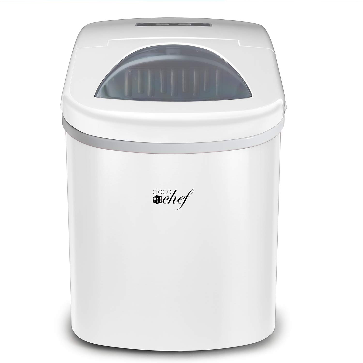 Deco Gear - Macchina per il ghiaccio elettrico compatto, carico superiore, 26 kg al giorno