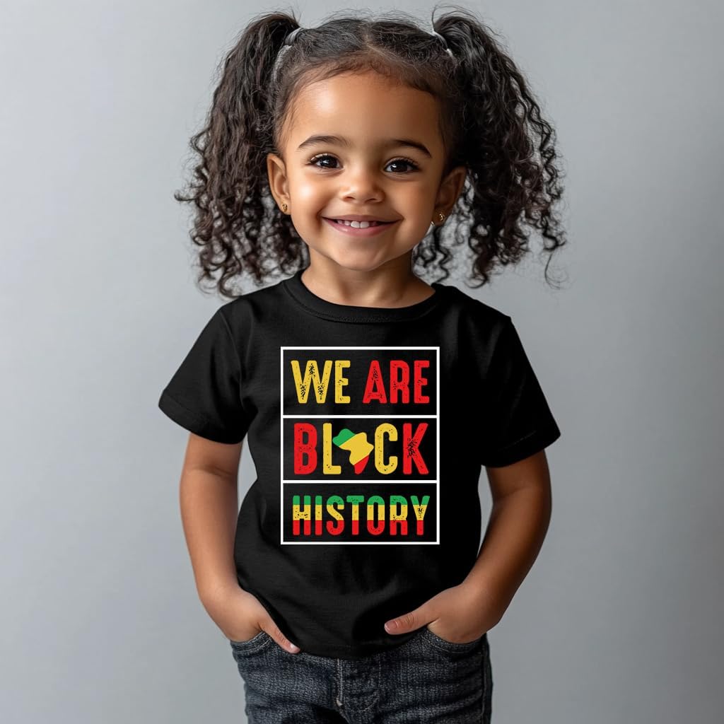 Toddler Black History T-Shirts for Boys Girls, Black History Month Shirts for Kids, Graphic Top Funny Letters Print Tees - Image 7