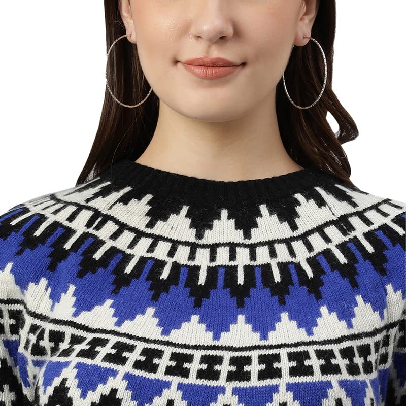 Image of Woods Women Wool Round Neck Sweaters