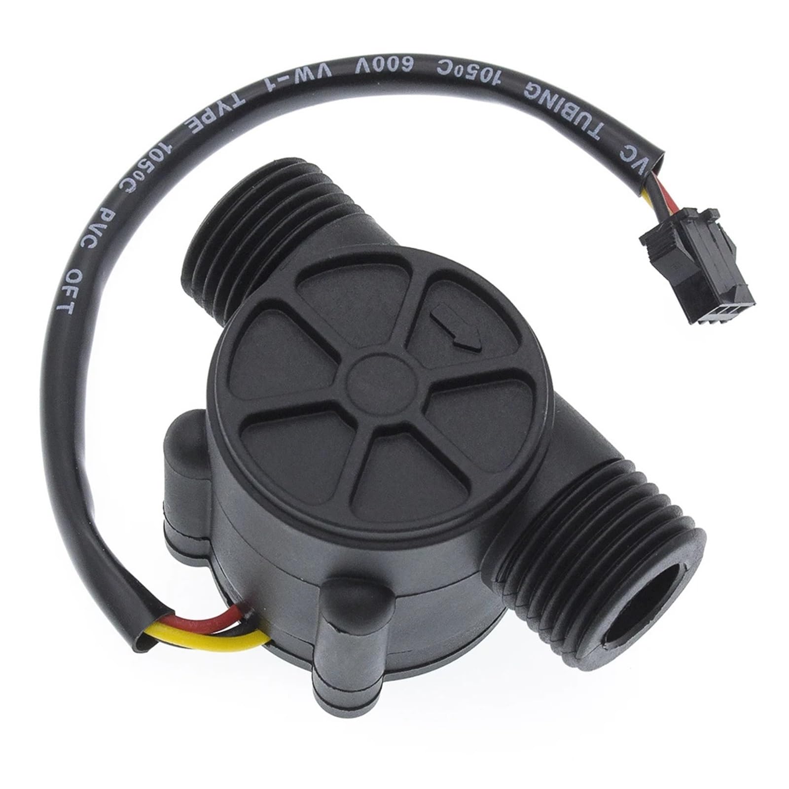 LBBCQVJK 3.5-24V YF-S201 Flow Sensor 1-30L/min Water Flow Sensor Flow Meter Hall Flow Sensor