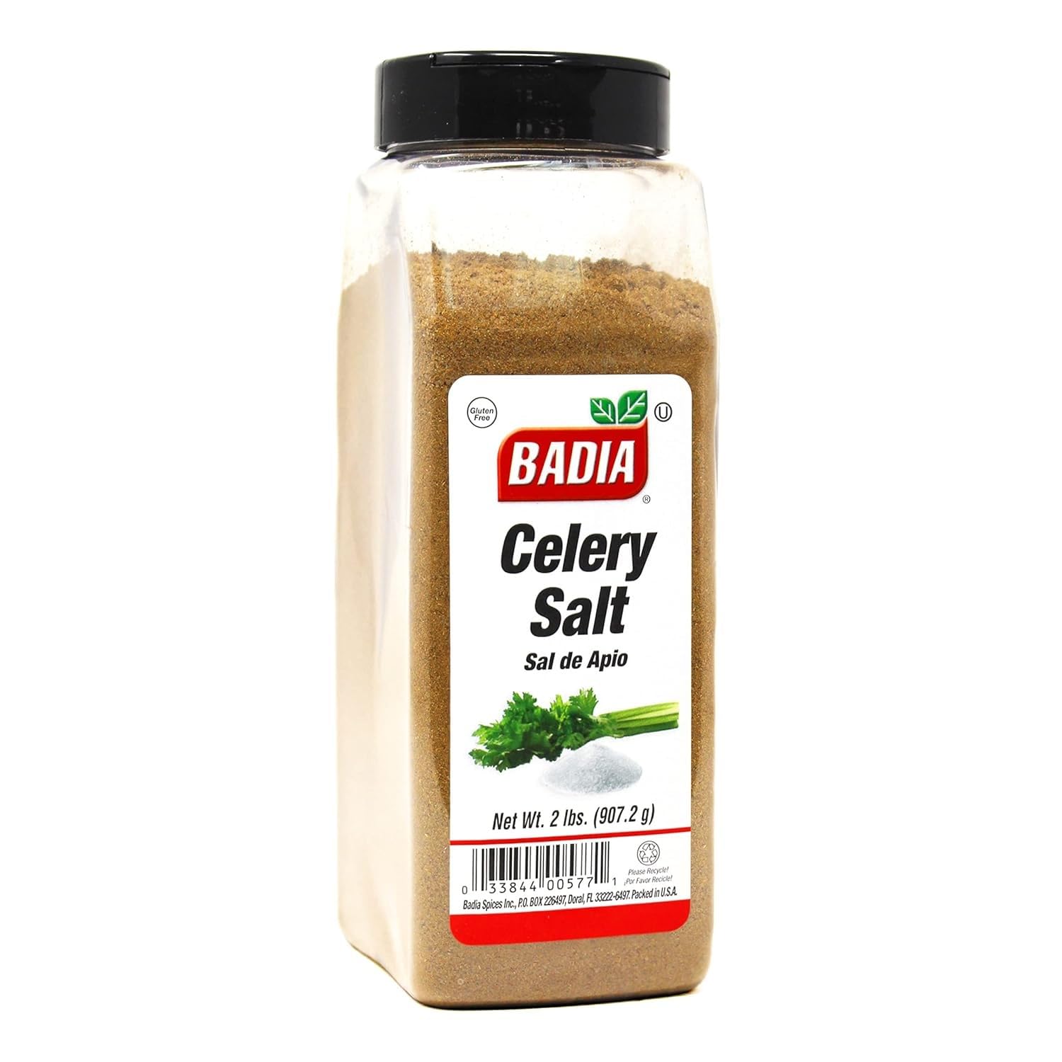 Badia Celery Salt 907.2g (2 lbs) - American Import - Sal de Apio - Gluten Free