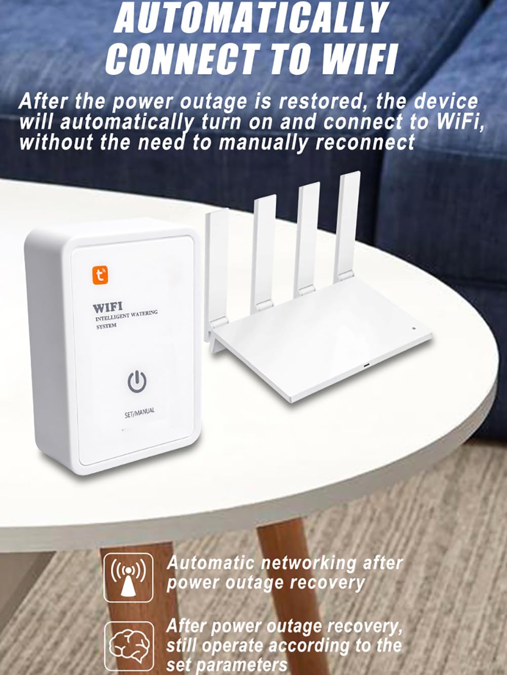 Sistema di Irrigazione Automatico WiFi per 16 Piante in Vaso, Kit di Irrigazione a Goccia Fai-da-Te per Interni con Timer della Pompa dell'Acqua Programmabile, Controllo Remoto