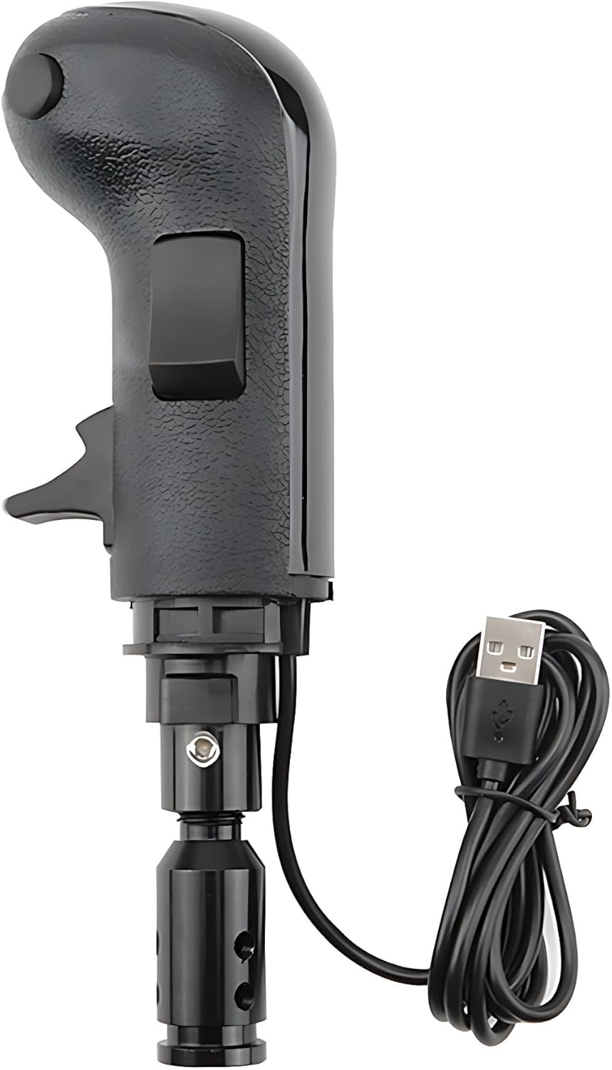 Shkalacar USB-versnellingshendel, vervanging van de simulatorwisselknop, compatibel met Logitech G29 G27 G25 G920, ATS ETS2 Games AI PC