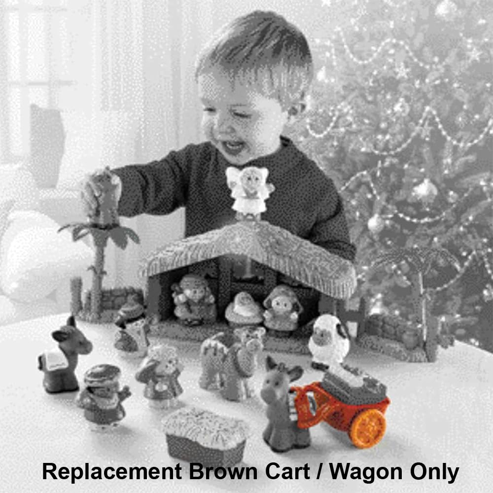 Mucca Fisher-Price Little People, Pezzo Di Ricambio Per Presepe Natalizio J2404 478085