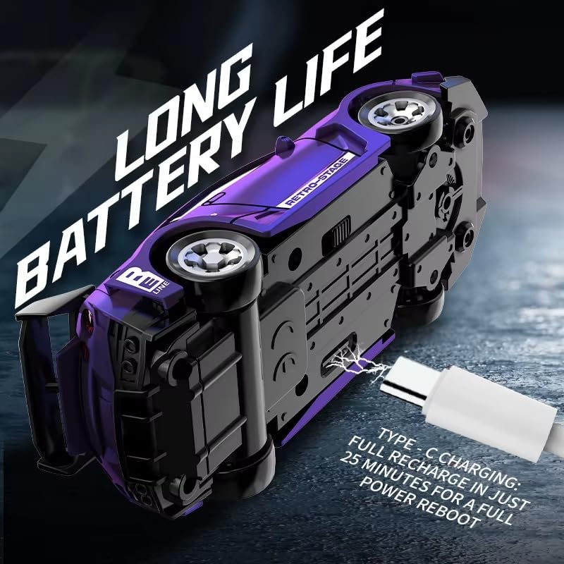 Image of 1:64 Scale Desktop Drift car | 2.4Ghz| RC Cars, Remote Control Car Toy, RC Drifting Cars, 2 Speed Modes (Gorgeous Green)