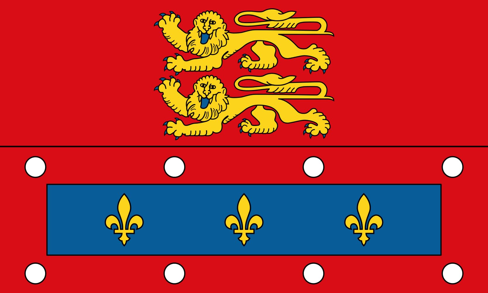 Drapeau de l'Orne grand format pour événements et mât de jardin