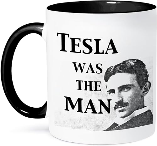 evadaneFunny QuotesTesla fue el hombreTazas, NegroBlanco evadaneFunny QuotesTesla fue el hombreTazas, NegroBlanco