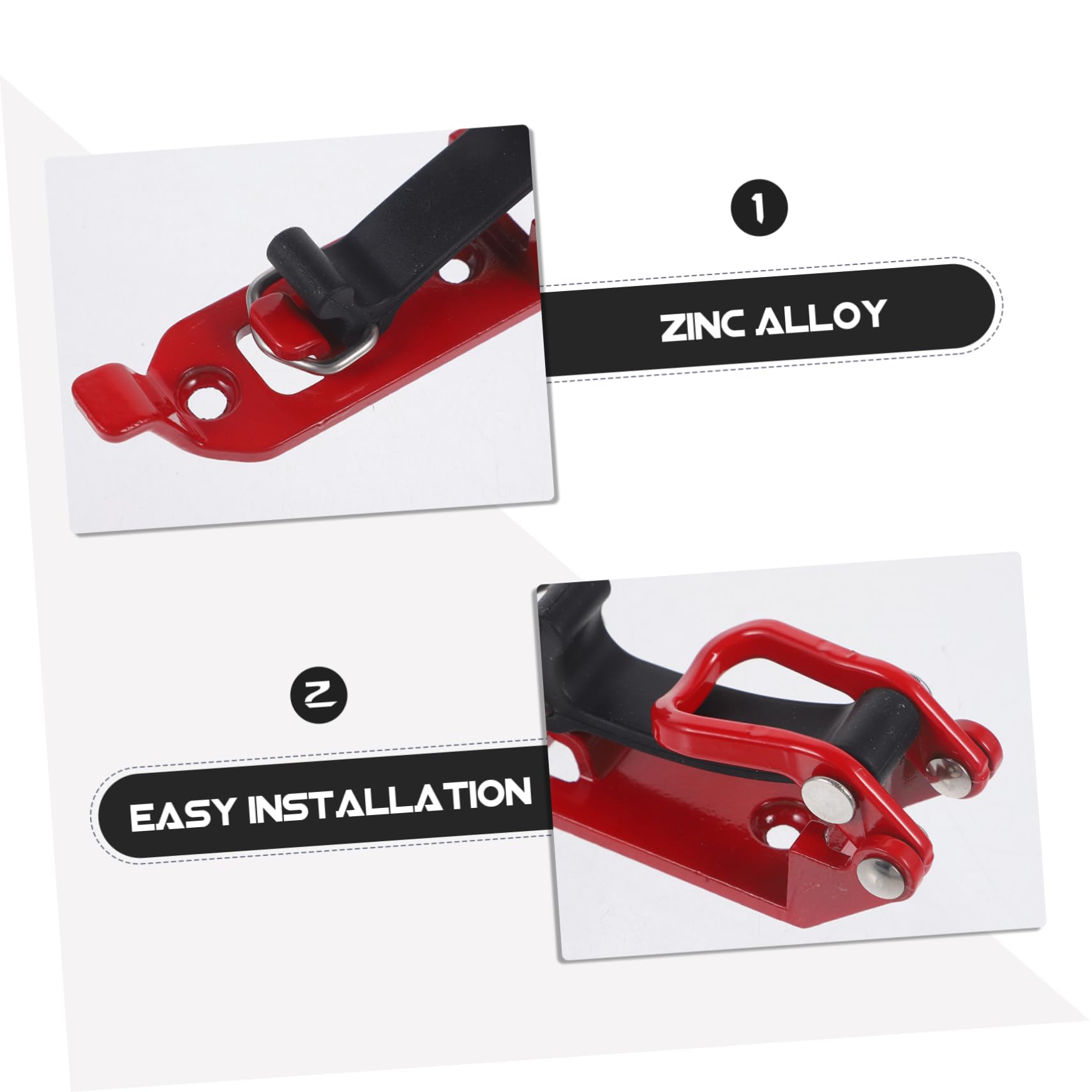 NULYLU Roof Rack Accessory Mounts Shovel Holder Clamp Car Shovel Mounting Bracket Zinc Alloy Hardware