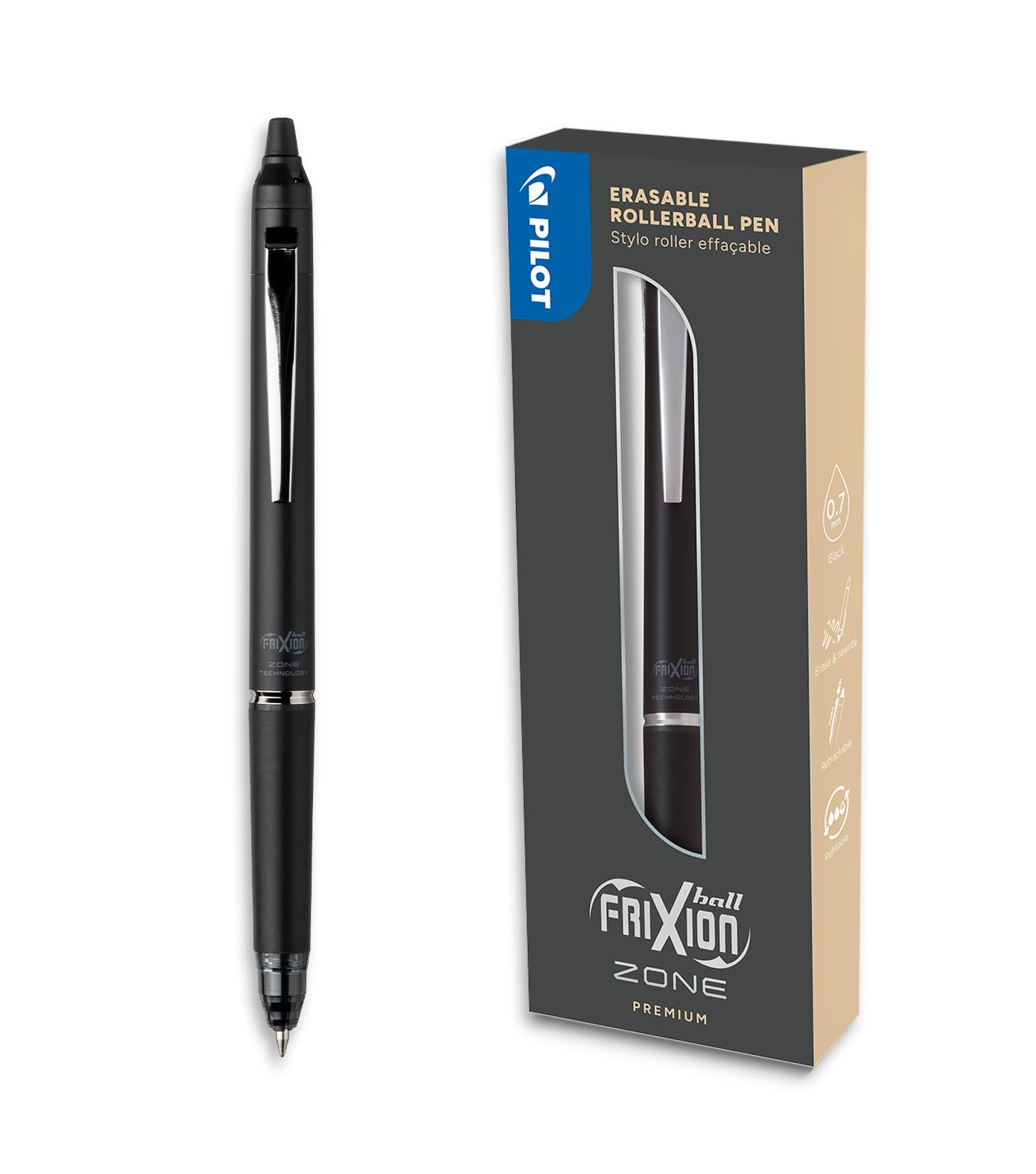 Amazon.com: PILOT - Frixion Ball Zone Black in Gift box - Premium