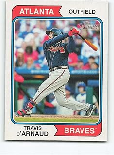 2023 Topps Heritage #480 Travis d'Arnaud NM-MT SP Braves