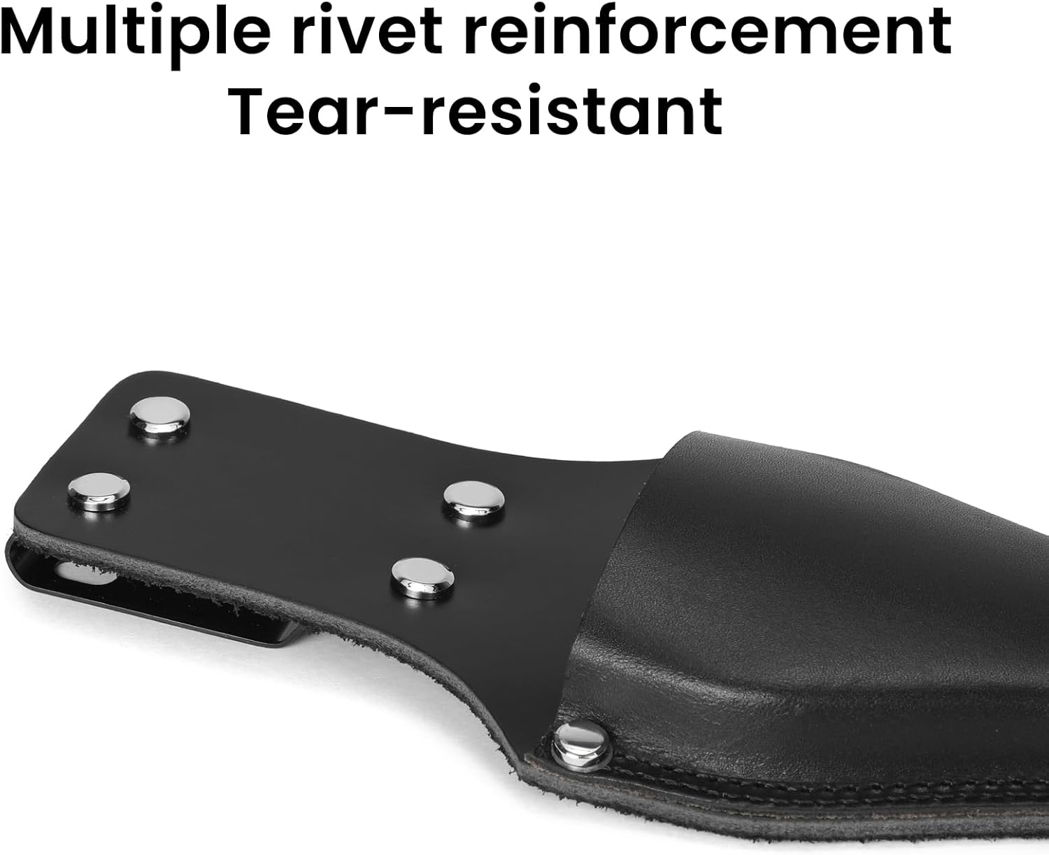 Garden Pruner Sheath,Pruner Tool Holster,Premium Genuine Leather Pruner Holster Protective Case for Garden Pruning Snips and Clippers - Image 5