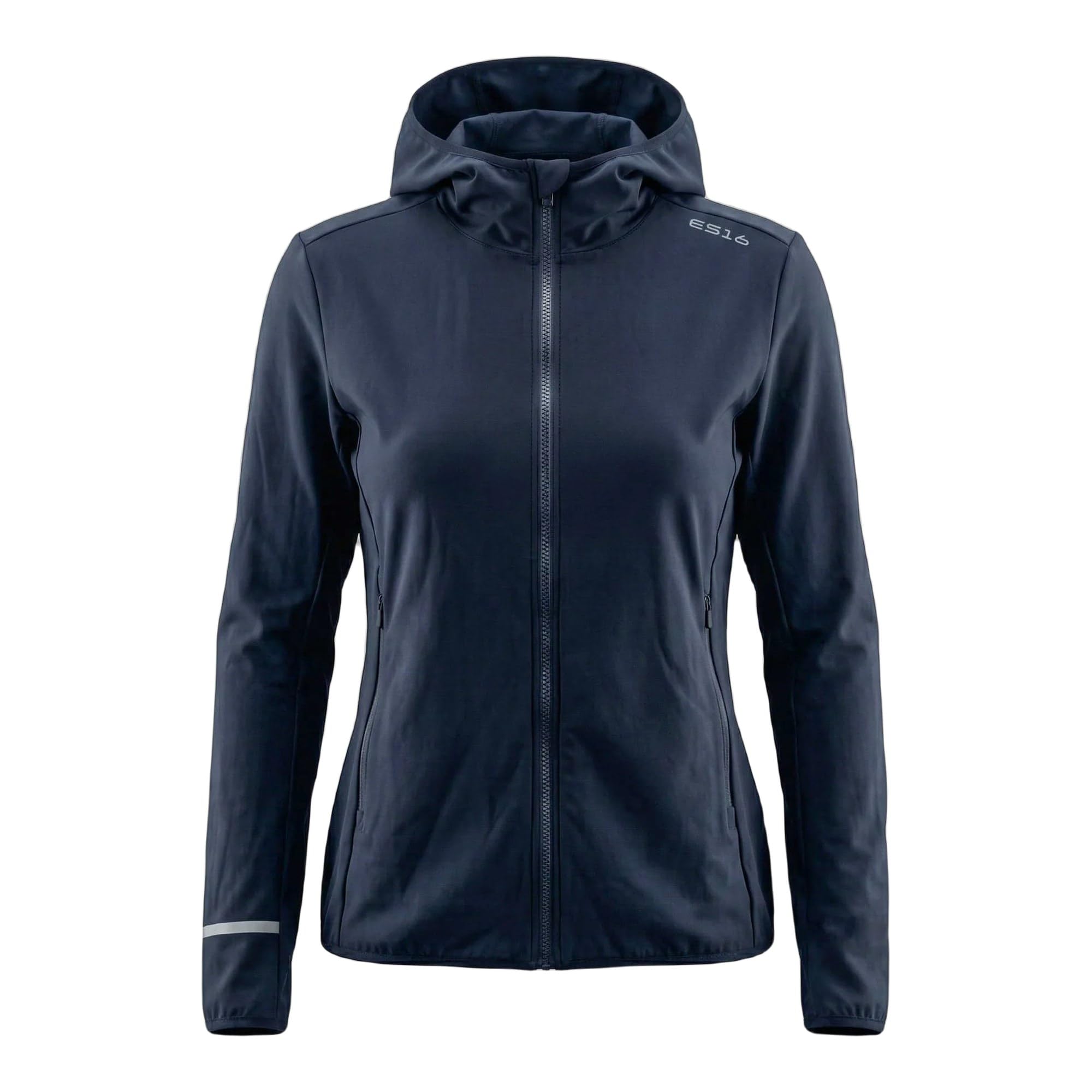 Løbejakke Soft Element Chaqueta Running Mujer | Cortavientos Ligera y Transpirable con Cremallera Completa para Correr y Ciclismo