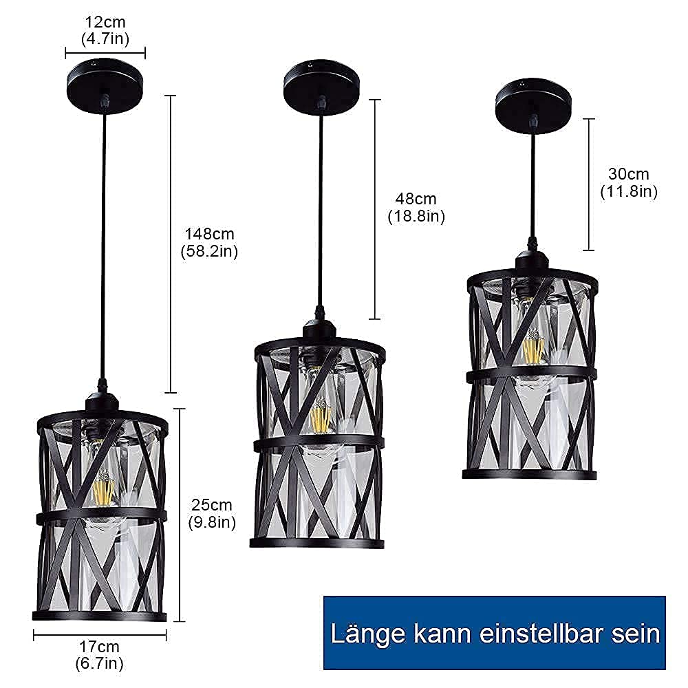 GBLY Vintage hanglamp hout eettafel lamp retro hanglamp met 80 cm houten balk 4 x E27 max. 25 watt hanglamp industriële hanglamp voor eetkamer keuken woonkamer bar restaurant