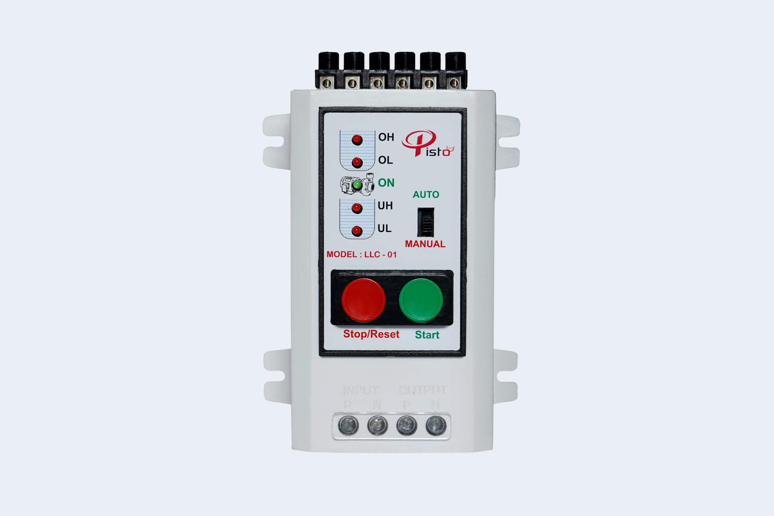 Fully Automatic Water Level Controller and Indicator with Corrosion and Rust-Free 6 SS Sensor (White)-image-11