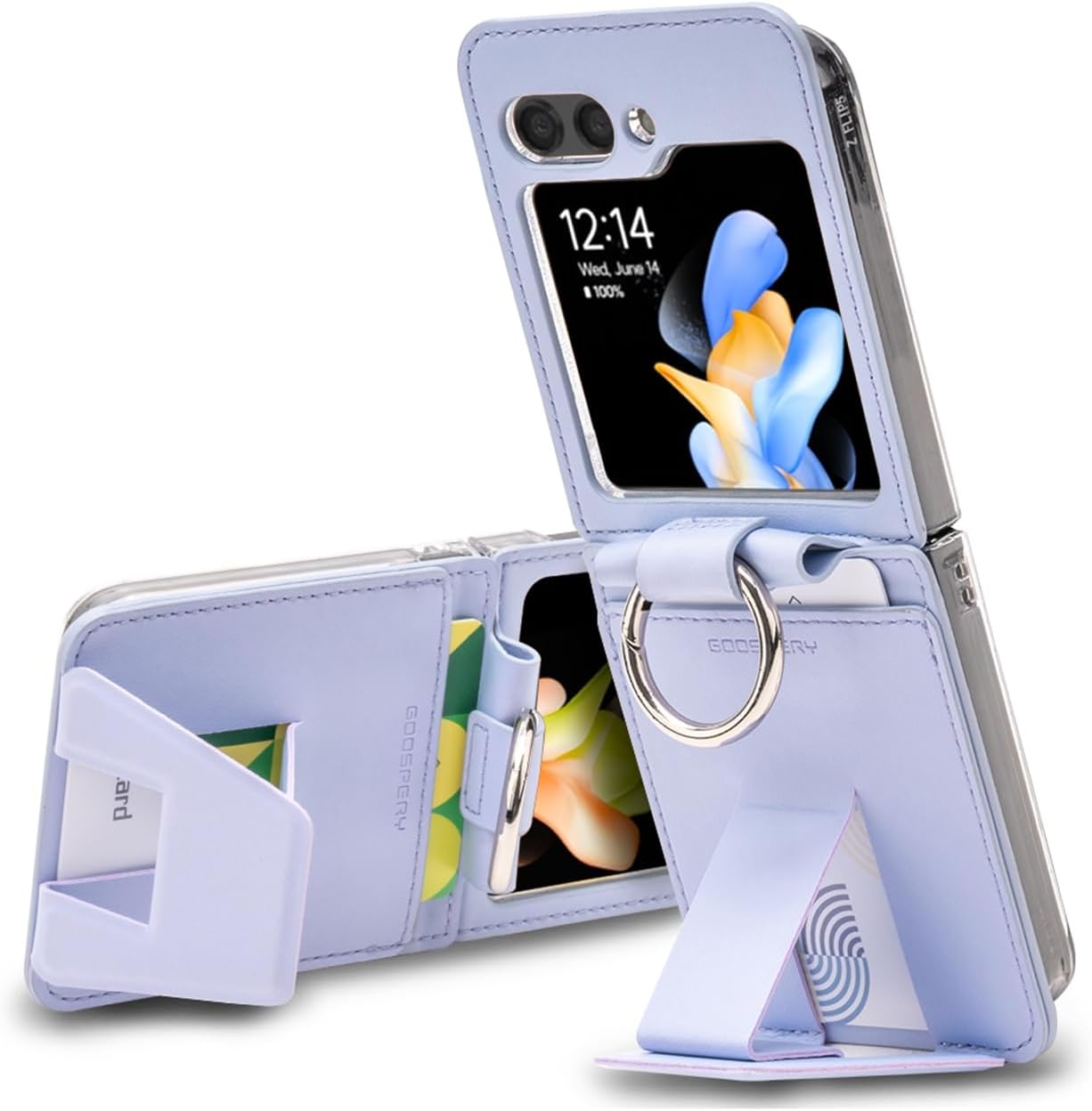 GOOSPERY EZ Mount Wallet Compatible with Samsung Galaxy Z