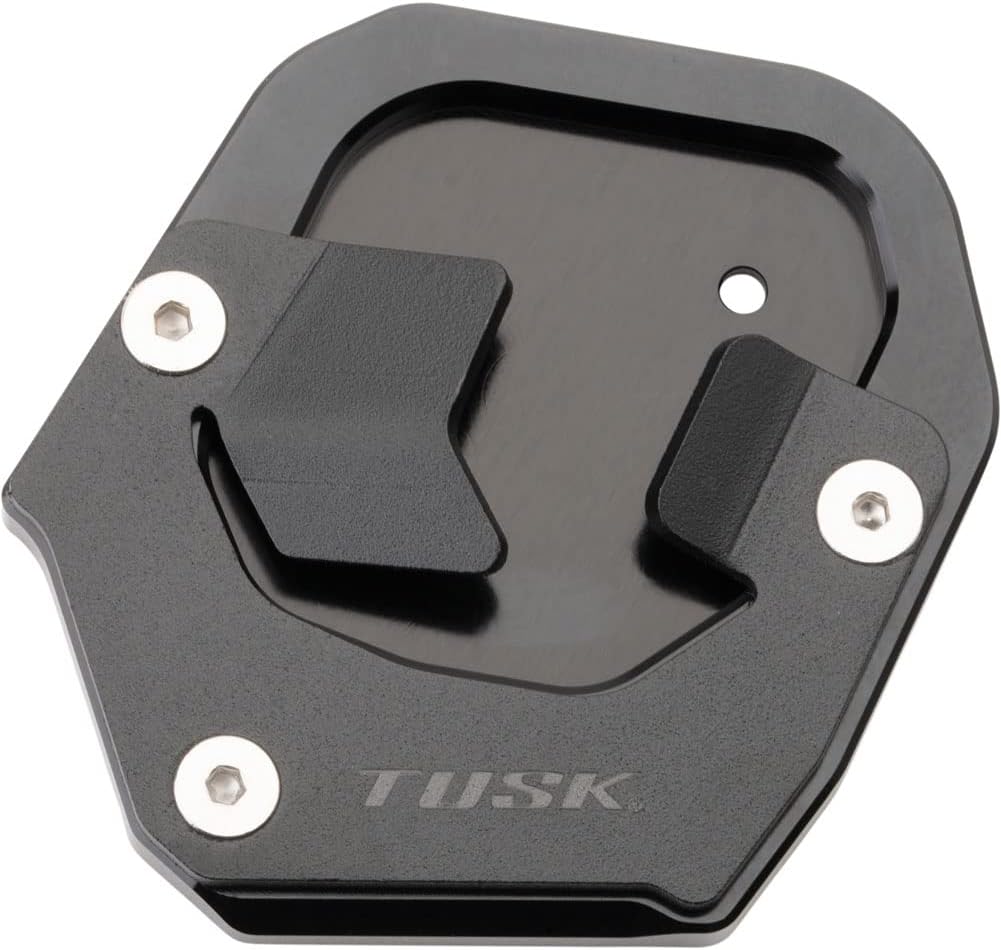 Tusk Billet Side Stand Foot Black Compatible with Yamaha Tenere 700 2021-2025