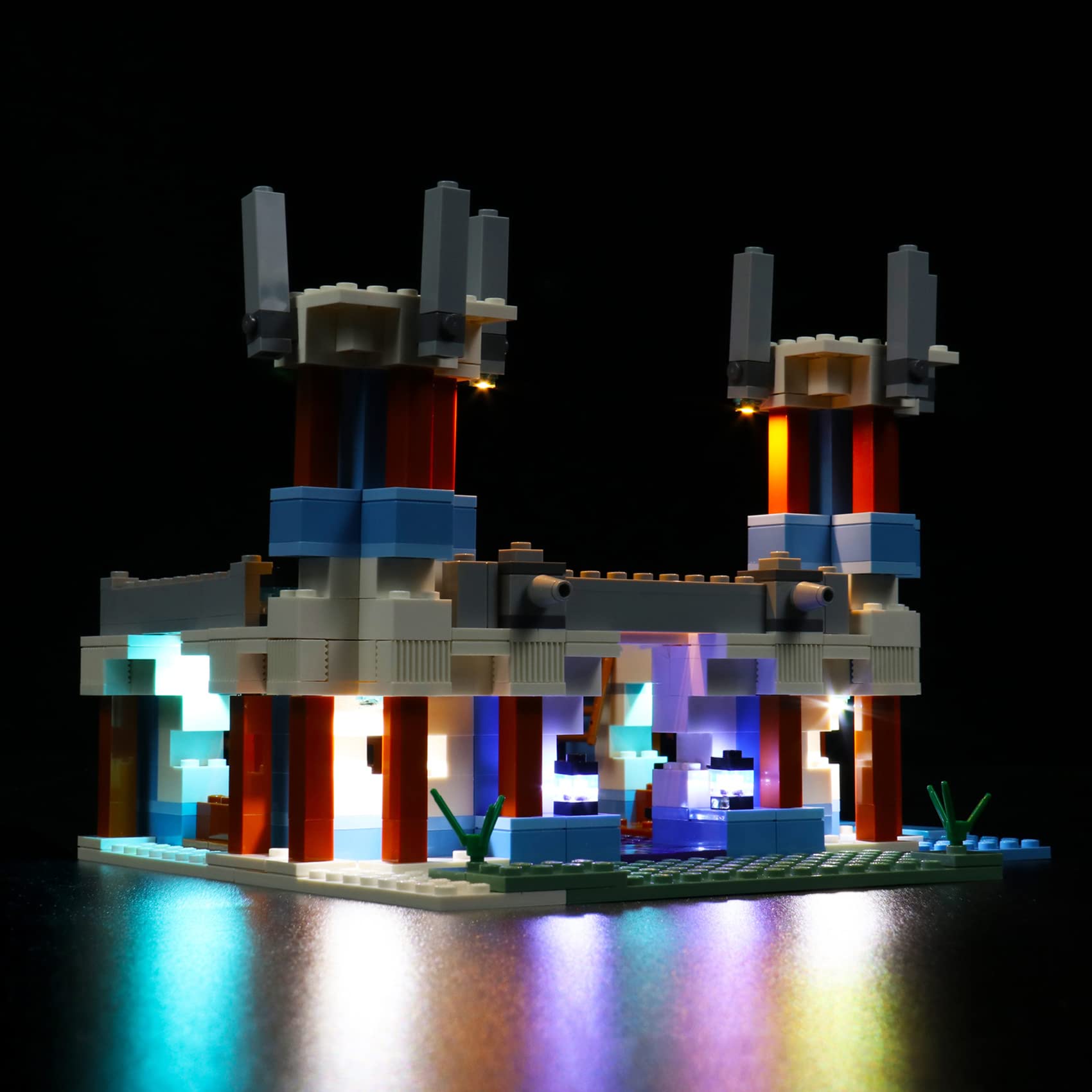 JANWAALY LED Lighting Kit Compatible with Lego 21186 The Ice Castle Building Set - Lights Only - Decoration LED Light Kit Without Building Block Model (Basic Version)