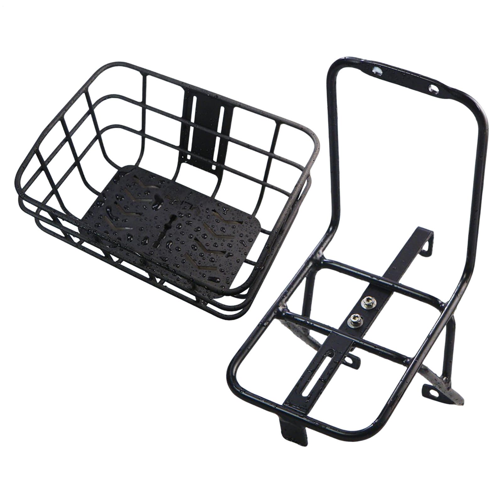 Cesta de Bicicleta De Aleación Aluminio con Soporte 50,8 Cm