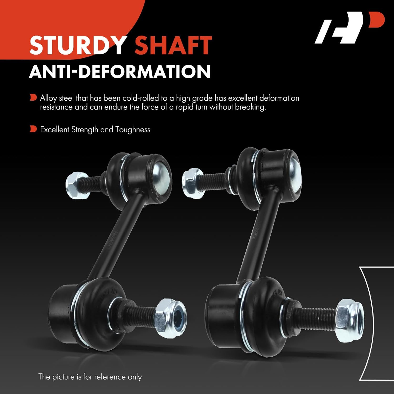 A-Premium 2 x Rear Sway Bar Links Stabilizer Bar Links, Compatible with Toyota Camry 87-91, Corolla 88-02, Celica 86-99, Lexus ES250 90-91, Acura RL 96-04, Chevrolet Prizm 98-02, Geo Prizm 89-97