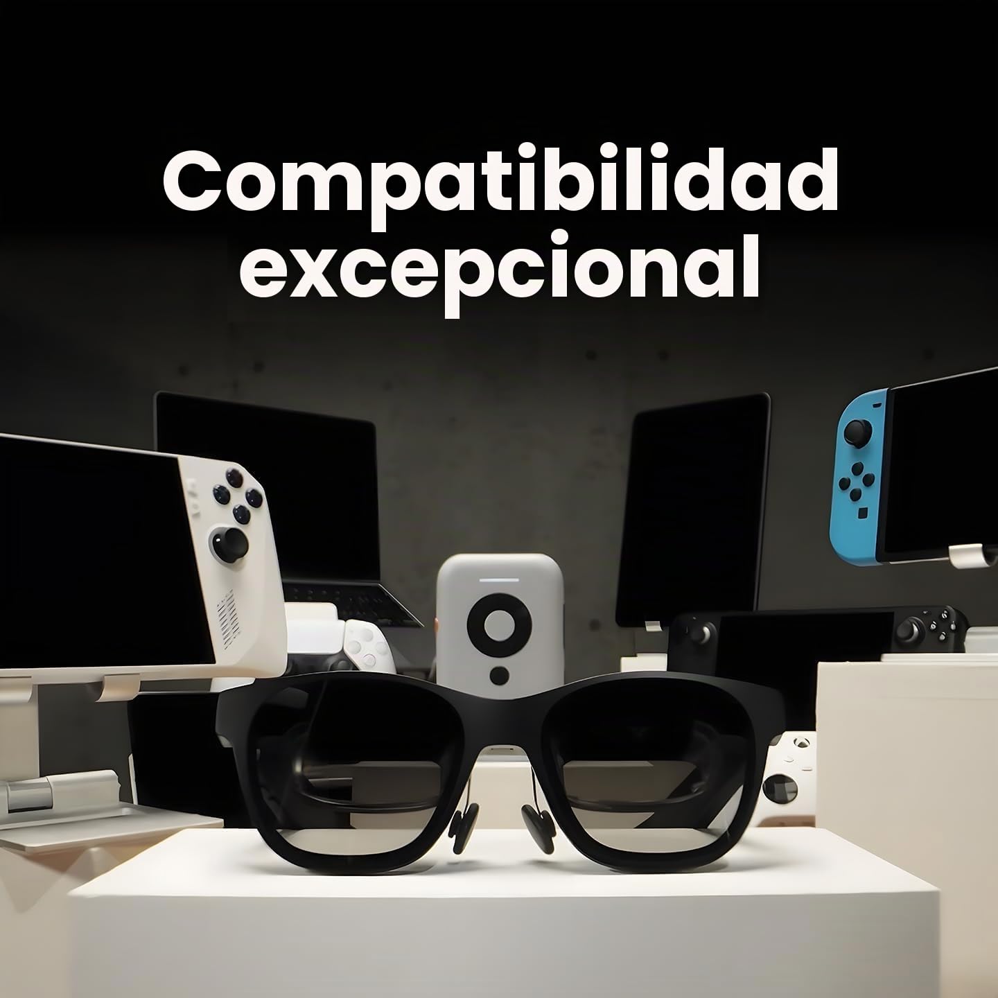 XREAL Beam, Convierte Contenido de Video en Increíbles Imágenes Espaciales en el Aire, con Conexión por Cable a Teléfonos Inteligentes, Consolas de Juego y Computadoras Personales