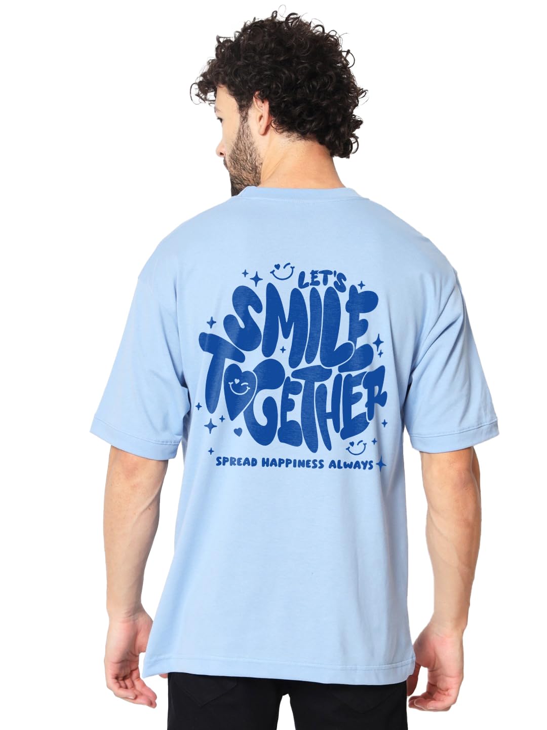 Spread Happiness Oversized T-Shirt-image-44