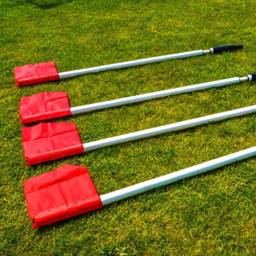 4 Uefa Regulation Corner Flags | Pro Corner Pole And Flag Set | Gameday Equipment Essentials #TOP3