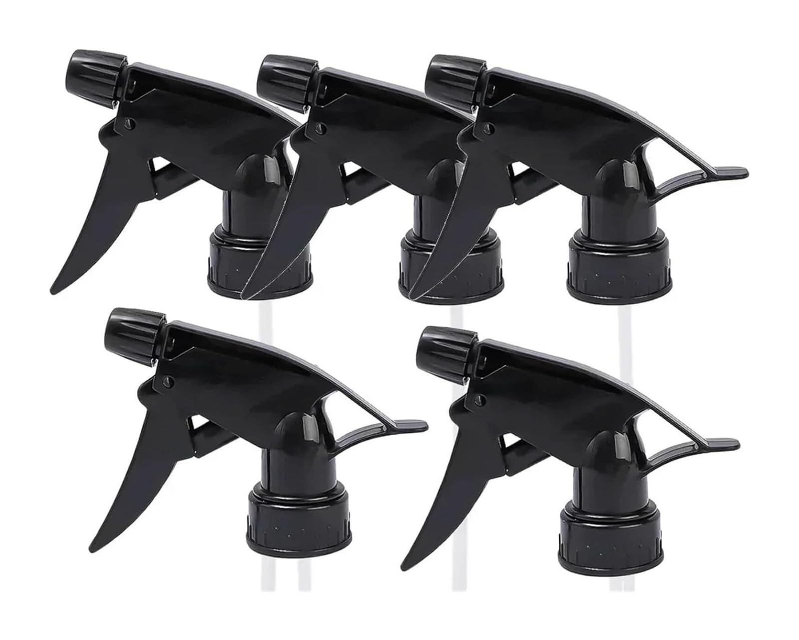 Sprühkopf mit Auslöser Ersatz für Sprühflasche, Trigger-Sprühdüse, 10 Stück, Universal-Sprühkopf for Getränkegarten, Schwarz, Mehrfarbig
