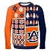 Klew NCAA Busy Block Sweater, Large, Auburn Tigers
