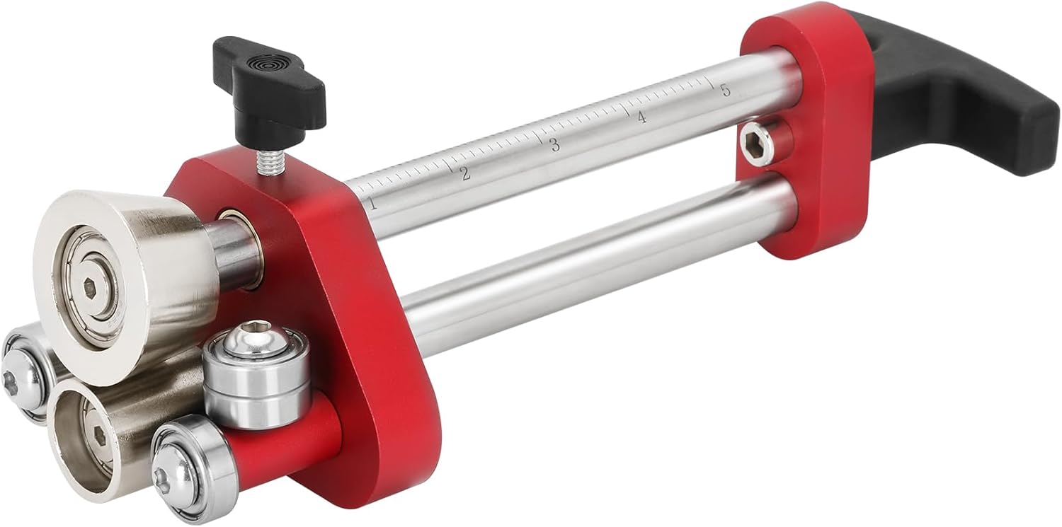 Sheet Metal Roller Bender Single-Station | 0-100° Bending Angle, 5mm-75mm Depth | Professional Sheet Metal Bending tool for Roofing Projects & Metal Fabrication