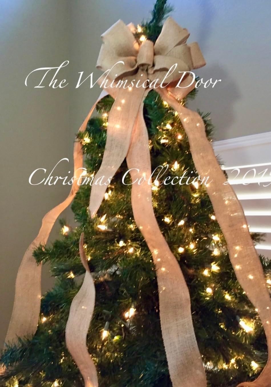 Wired Burlap Tree Bow