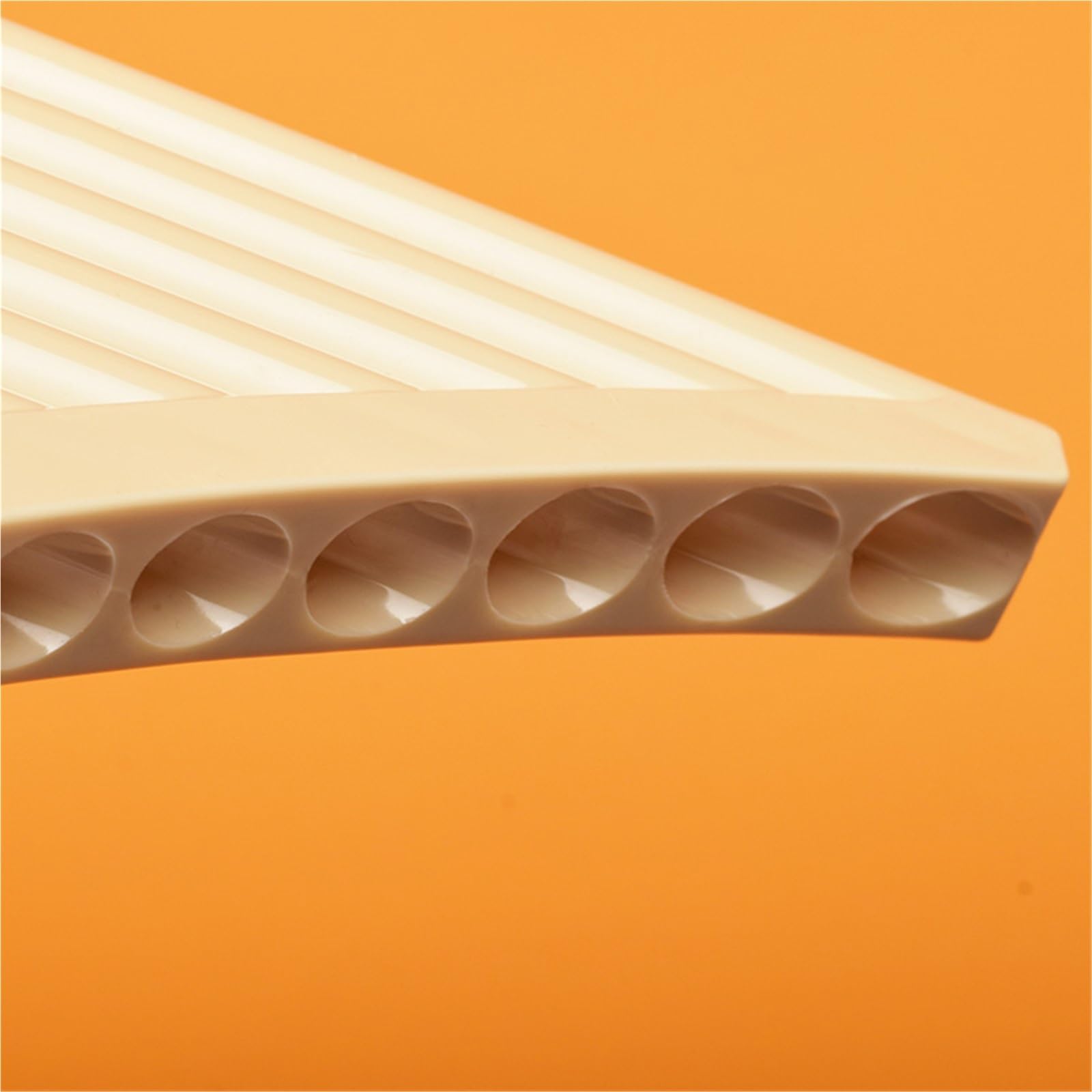 Pan Flute Instrument Resin Panflute 18-tube C-tuned 16-tube Panflute Beginner Panflute Instrument Simple(A,18)