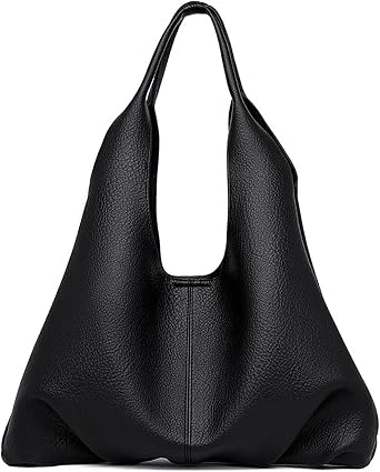 Pocadri Soft Vegan Leather Shoulder Bag for Women Fashion Purse Large Dumpling Totes Handbag 2pcs Set Top Handle Satchel