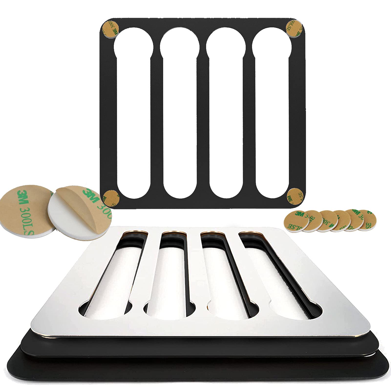 Porta Capsule Nespresso Rotondo In Metallo - Organizer Da 30 Cialde, Argento 12.3x25cm - Foto 10