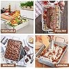 P&P CHEF 14 Roaster Roasting Pan with Baking Rack and V-shaped Rack, Stainless Steel Rectangular Lasagna Pan with Handles for Turkey Chicken, Healthy & Dishwasher Safe, 3 Pieces, Silver