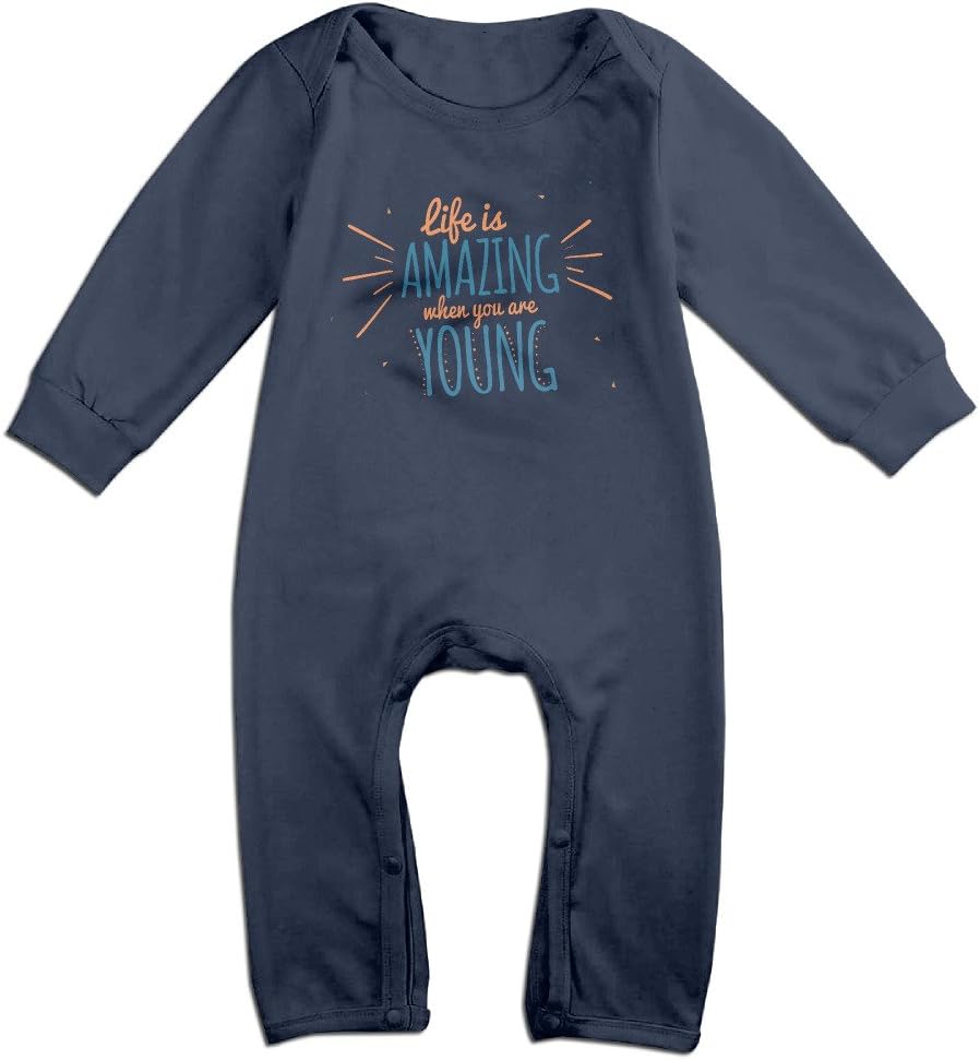 Cotton Baby Rompers, Cartoon Letter Long Sleeve Toddler Boys Girls Outfit